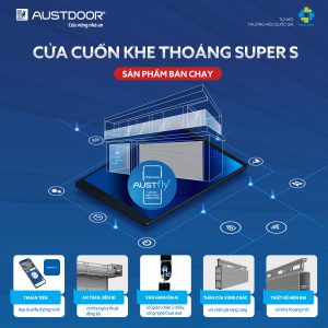 Cửa cuốn khe thoáng thế hệ mới | SUPER